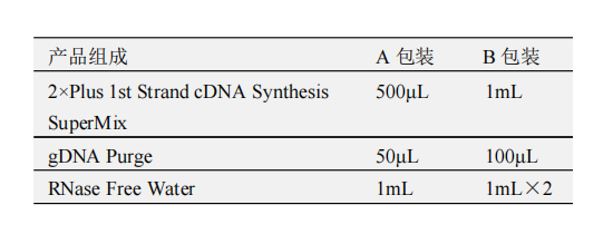 一體式第一鏈cDNA合成超級(jí)預(yù)混液（去除gDNA）產(chǎn)品包裝