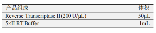 Reverse Transcriptase II 產品包裝（A包裝）