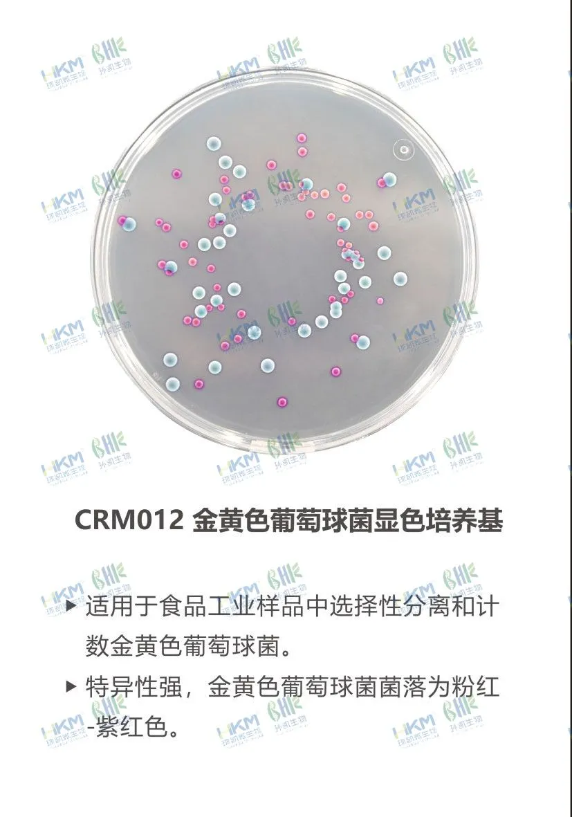 CRM012 金黃色葡萄球菌顯色培養(yǎng)基